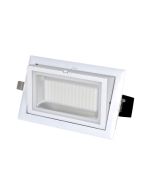 LED SHOP GIMBAL WHITE RECT 4000K 38W DOWNLIGHT SHOP5