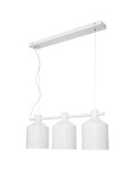 SYPHON 3 LIGHT INDUSTRIAL PENDANT - WHITE 18989/05 BRILLIANT LIGHTING