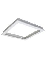 Panel Frame Square Recessed Satin White - 19324	