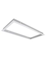 Panel Frame Rectangular Recessed Satin White - 19325	