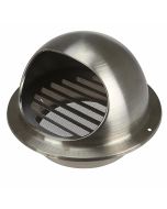 EXTERIOR COWL, TO SUIT 150MM DUCT - STAINLESS STEEL 304 19944/16 BRILLIANT LIGHTING