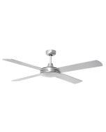 TEMPEST 52″ Ceiling Fan Brilliant Brushed aluminium No Light 99983/18