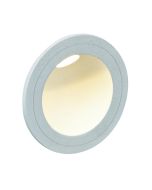 You Round 3 Watt 240V LED Recessed Step Light Aluminium / Warm White - 19985	