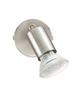 Buzz Single 5W LED Adjustable Spotlight Satin Nickel / Neutral White - 200692