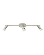 Buzz Triple 15W LED Adjustable Spotlight Satin Nickel / Neutral White - 200694