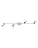 Buzz Quad 20W LED Adjustable Spotlight Satin Nickel / Neutral White - 200695