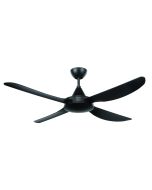 VECTOR 52'' ABS CEILING FAN-BLACK WITH BLACK BLADES 20167/06 BRILLIANT LIGHTING