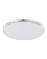 Ozzie 28W Slimline Dimmable LED Ceiling Light Satin Nickel Frame / Warm White - 202248