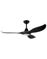 Noosa 52" 18 Watt Dimmable LED DC Ceiling Fan Matt Black / Tri-Colour - 202969