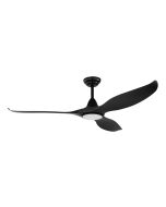 Noosa 60" 18 Watt Dimmable LED DC Ceiling Fan Matt Black / Tri-Colour - 202972