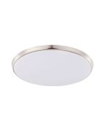 Ollie 18W Dimmable LED Oyster Light 250MM Satin Nickel / Tri-Colour - 203698