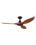 Noosa 52" DC Ceiling Fan Teak / Black - 204113