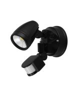 Chopper 15W Single Head LED Spotlight With Sensor Black / Tri-Colour - 204391