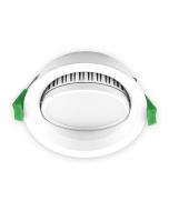 Deco Tilt 13 Watt Dimmable Round LED Downlight White / Tri Colour - 20430