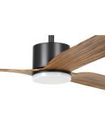  ILUKA 52 DC FAN 18W LED TRI-COL BLK/WOOD    20537815