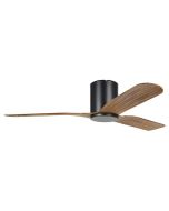  ILUKA 52 DC FAN BLACK  FIXTURE WITH WOOD BLADES  HUGGER     20538215