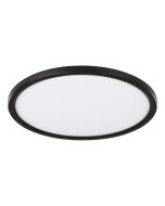 Romeo 36W LED 400mm Super Slimline Dimmable Oyster Black/ Tri-Colour 206353