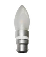 CLA LIGHTING 4W Candle Dimmable LED GLOBE FROSTED BC NW 5000K CAN14D