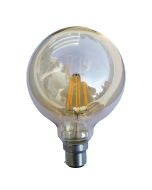 CLA LIGHTING 6W G95 BC WW LED Filament Globe CF1