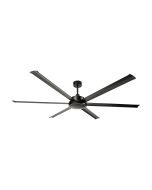 COLOSSUS 120" DC CEILING FAN 6 BLADE BLACK-22677/06