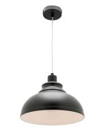 RISTO 1 LIGHT PENDANT BLACK (RIST1PBLK) COUGAR LIGHTING