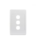 Cougar Blank Switch Plate Vertical 3 Gang (COSWPV3G) GSM