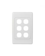 Cougar Blank Switch Plate Vertical 6 Gang (COSWPV6G) GSM