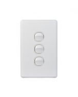 Cheetah Switch Vertical 3 Gang 16AX/20A 250V (CHSWV3G) GSM