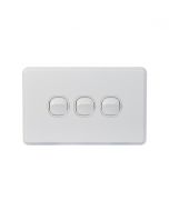 Cheetah Switch Horizontal 3 Gang 16AX/20A 250V (CHSW3G) GSM