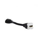 Meerkat HDMI Socket Cable Fem to Fem 18cm long (MEHDMI1) GSM