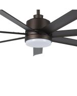 Torquay 48" DC Ceiling Fan Oil Rubbed Bronze With Koa Blade / Tri-Colour 20522712