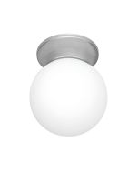 SPHERE 6" DIY GLASS BALL BRUSHED STEEL(81000/13) BRILLIANT LIGHTING