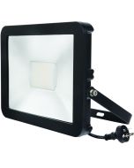 STEALTH SLIM FLOODLIGHT 100W 4200K (19491/06) BLACK BRILLIANT LIGHTING