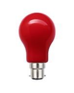 3 Watt Red GLS LED Light Bulb (B22) - 20705