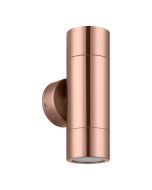 FREMANTLE EXTERIOR WALL LIGHT 2X5W LED TRI-COL COPPER UP/DOWN 206128