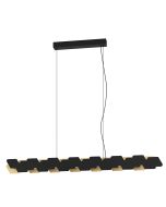 ALTAGRACIA PENDANT LIGHT 44W LED BLK/GLD  390032