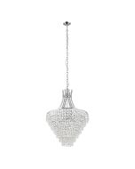 BEIRES PENDANT LIGHT 10X40W E14 CHR/CRYSTAL  390264