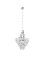 BEIRES PENDANT LIGHT 8X40W E14 CHR/CRYSTAL 390265