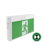 Vieway Emergency Exit Sign Viewing Distance Wall Or Ceiling Mount - 393006 