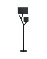 BALNARIO FLOOR LAMP 2X40W E27 BLACK 39889N