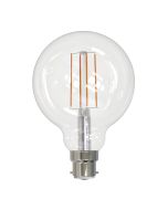 Filament 7.5W B22 2700K DIMMABLE LED G95 CLEAR 205952