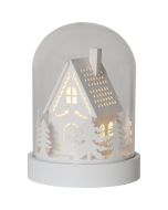 XMAS KUPOL HOUSE DOME DECORATION WHITE 410047