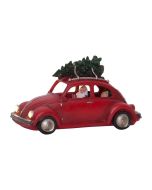 XMAS MERRYVILLE BEETLE CAR RED 411252