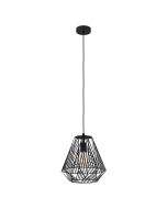 Rondo Large Pendant 60W E27 Satin Nickel 85263N