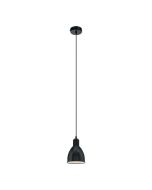 Priddy Industrial 1 Light Pendant Black - 49464