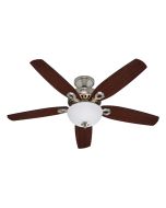 Builder Deluxe 52" AC Ceiling Fan Brushed Nickel - 50571