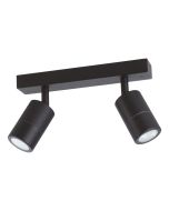 FREMANTLE EXTERIOR WALL LIGHT 2X5W LED TRI-COLOR BLACK BAR 206155