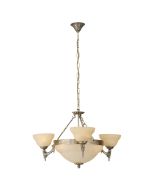 Marbella 6 Light Chandelier Bronze 85857