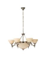 Marbella 9 Light Chandelier Bronze / Champagne 85858