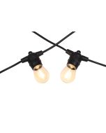 FESTOON 2 SOLAR KIT 10XE27 12V 2700K BLK 205891N